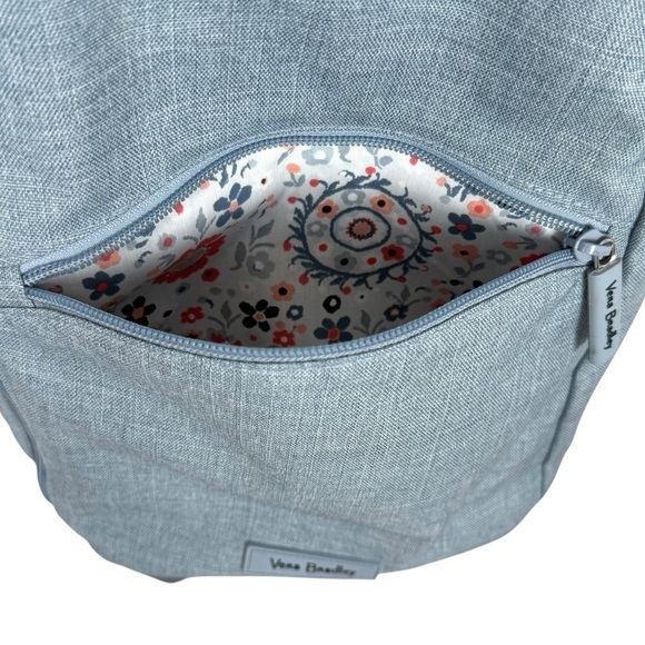 Vera Bradley Light Blue Reactive Sling Backpack Crossbody Bag - LIKE NEW!! - Picture 9 of 14